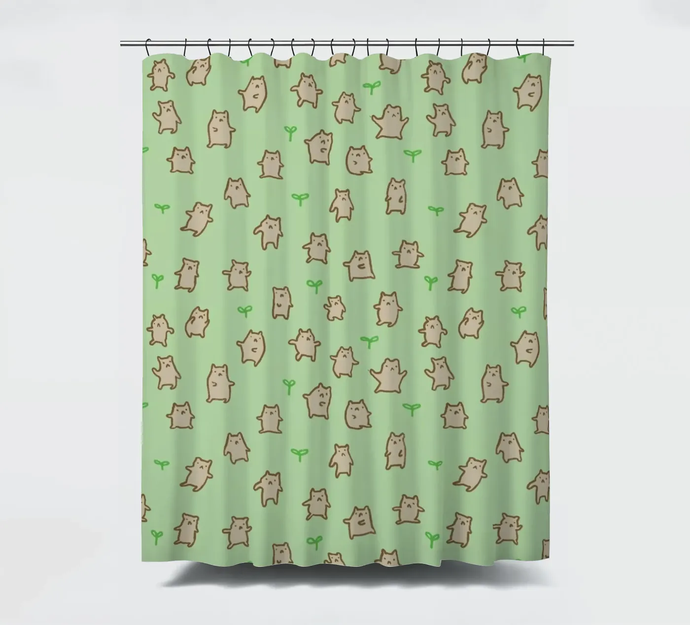 Tiny Bears Pattern tenda da doccia da Sophie Corrigan