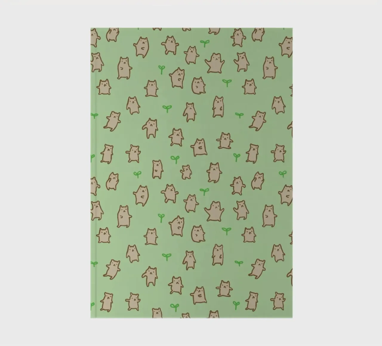 Tiny Bears Pattern Notizbuch von Sophie Corrigan