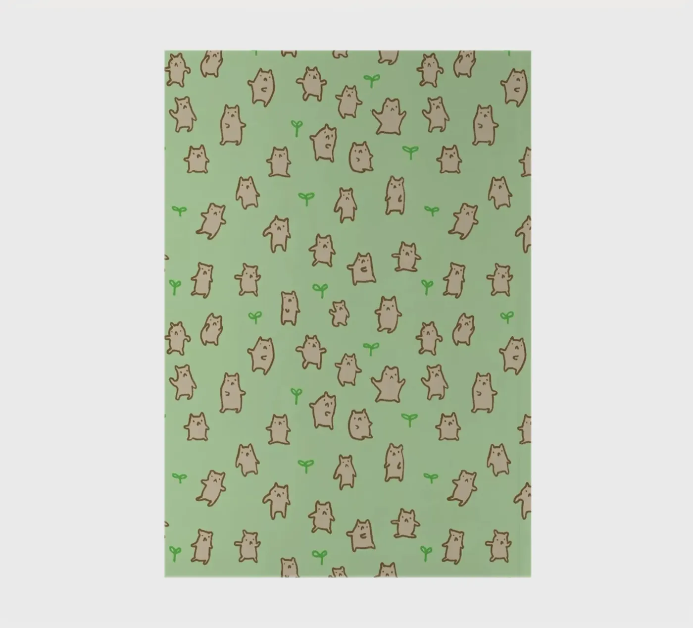 Tiny Bears Pattern carnet de Sophie Corrigan