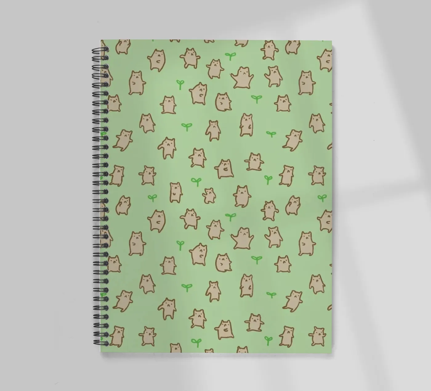 Tiny Bears Pattern Ringbuch von Sophie Corrigan