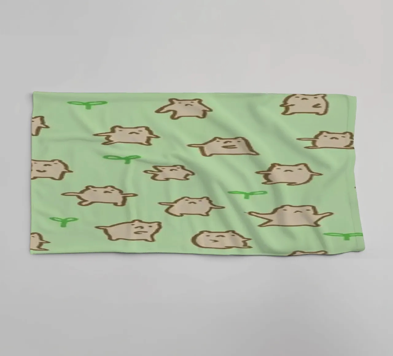 Tiny Bears Pattern asciugamano da bagno da Sophie Corrigan