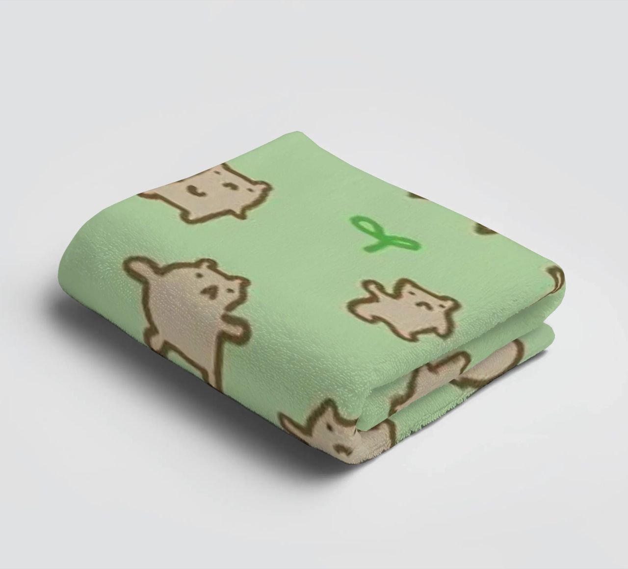 Tiny Bears Pattern asciugamano da bagno da Sophie Corrigan