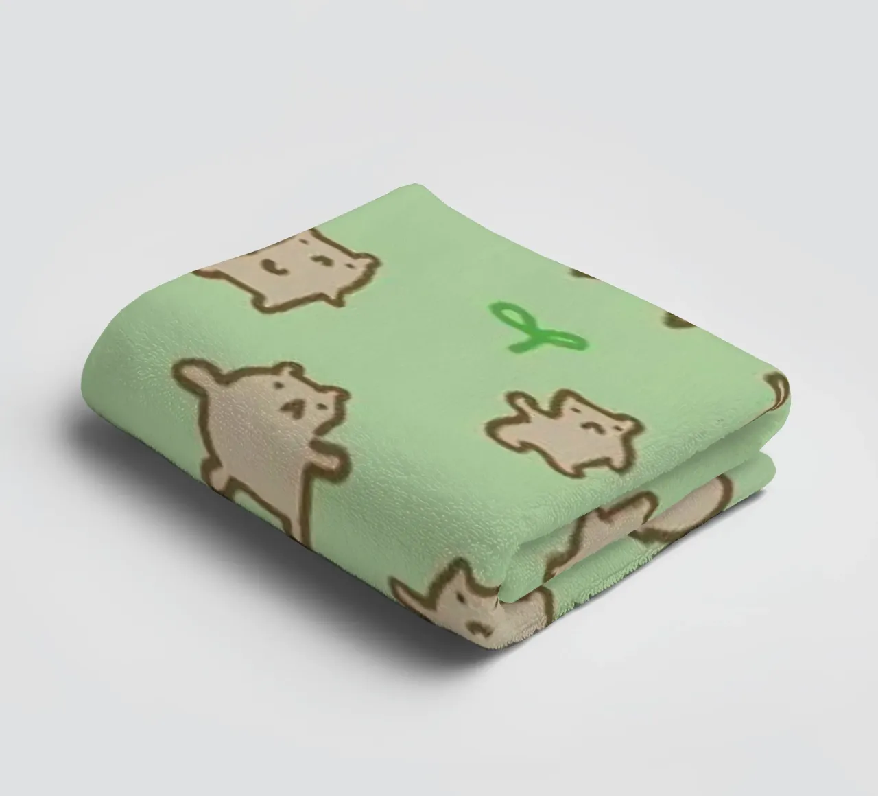 Tiny Bears Pattern asciugamano da bagno da Sophie Corrigan