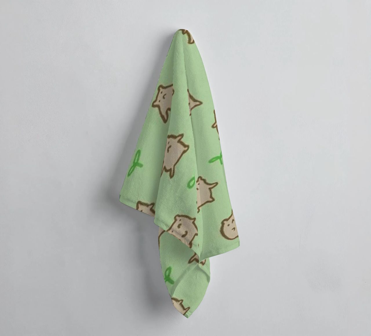 Tiny Bears Pattern asciugamano da bagno da Sophie Corrigan