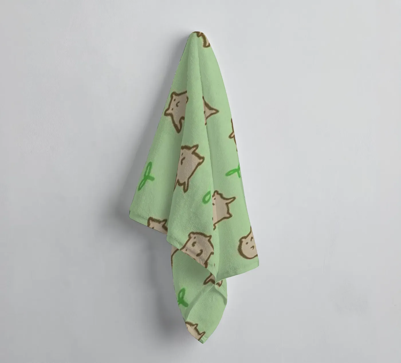 Tiny Bears Pattern badhanddoek van Sophie Corrigan