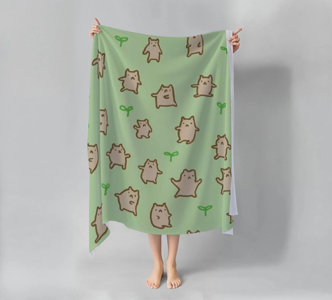 Tiny Bears Pattern telo mare da Sophie Corrigan
