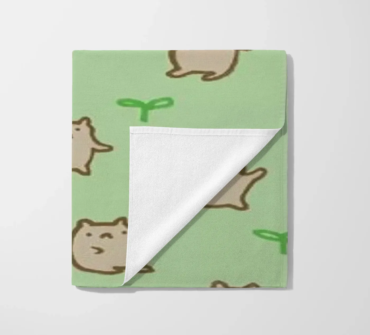 Tiny Bears Pattern beach towel by Sophie Corrigan