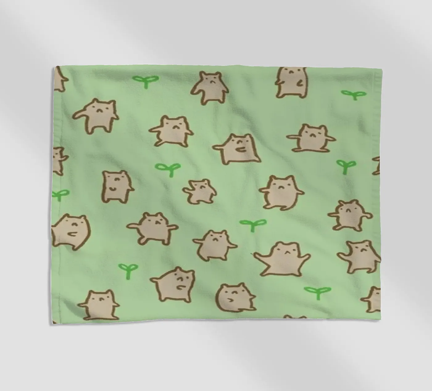 Tiny Bears Pattern beach towel by Sophie Corrigan