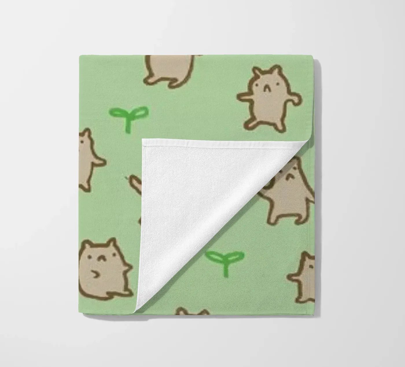 Tiny Bears Pattern beach towel by Sophie Corrigan