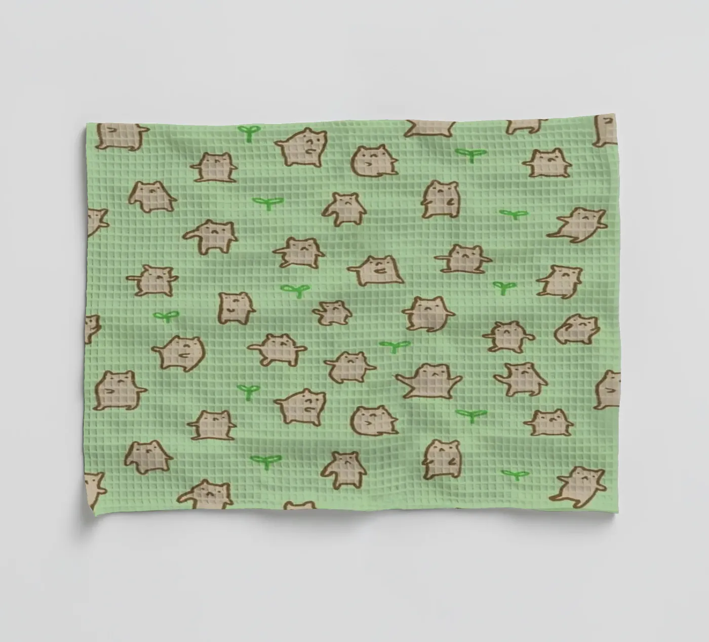 Tiny Bears Pattern theedoek van Sophie Corrigan