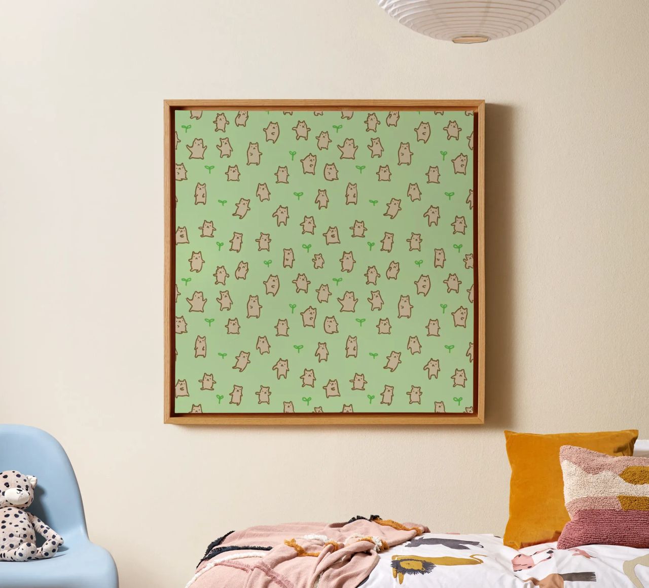 Tiny Bears Pattern tela da Sophie Corrigan