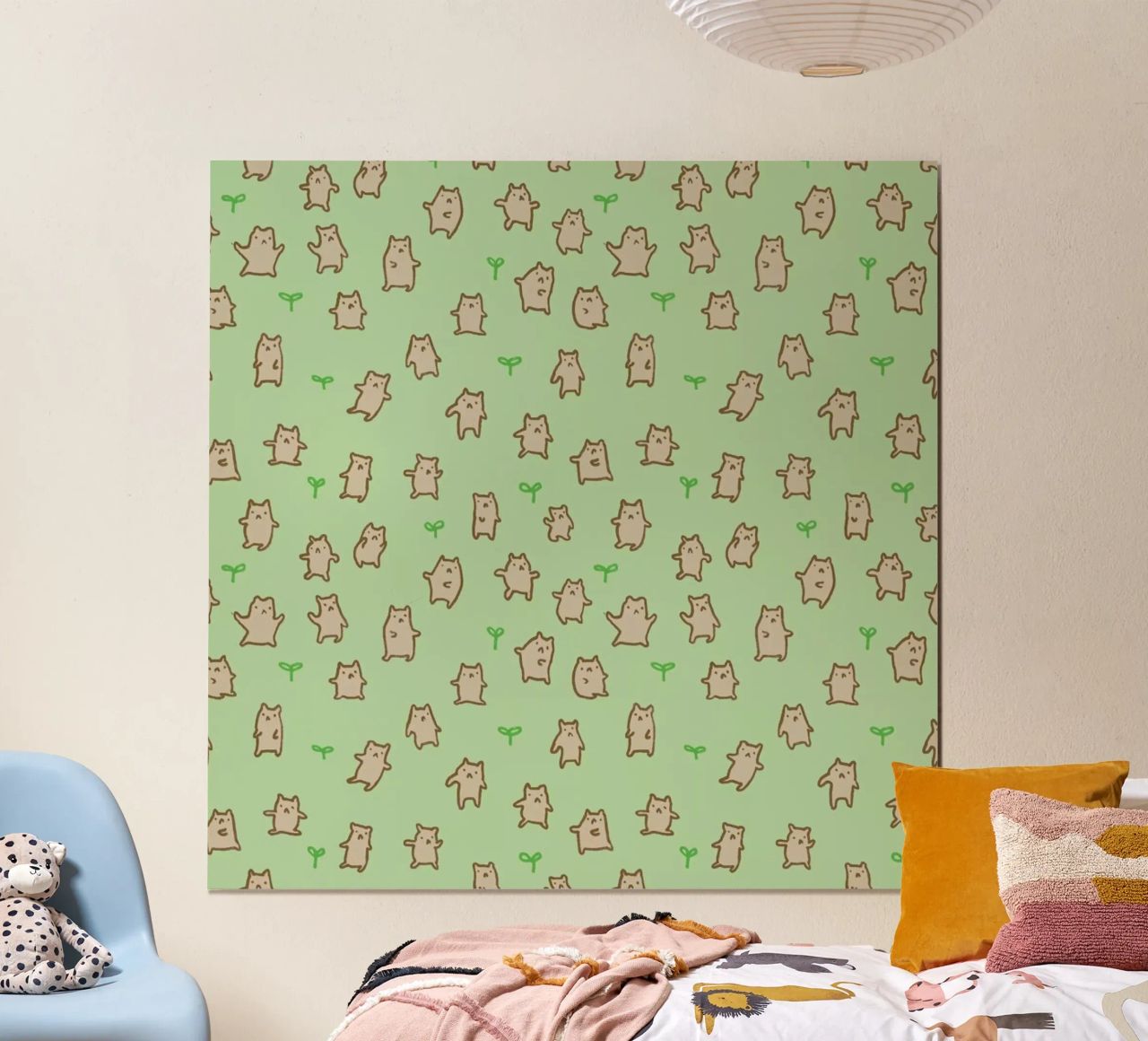 Tiny Bears Pattern poster de Sophie Corrigan
