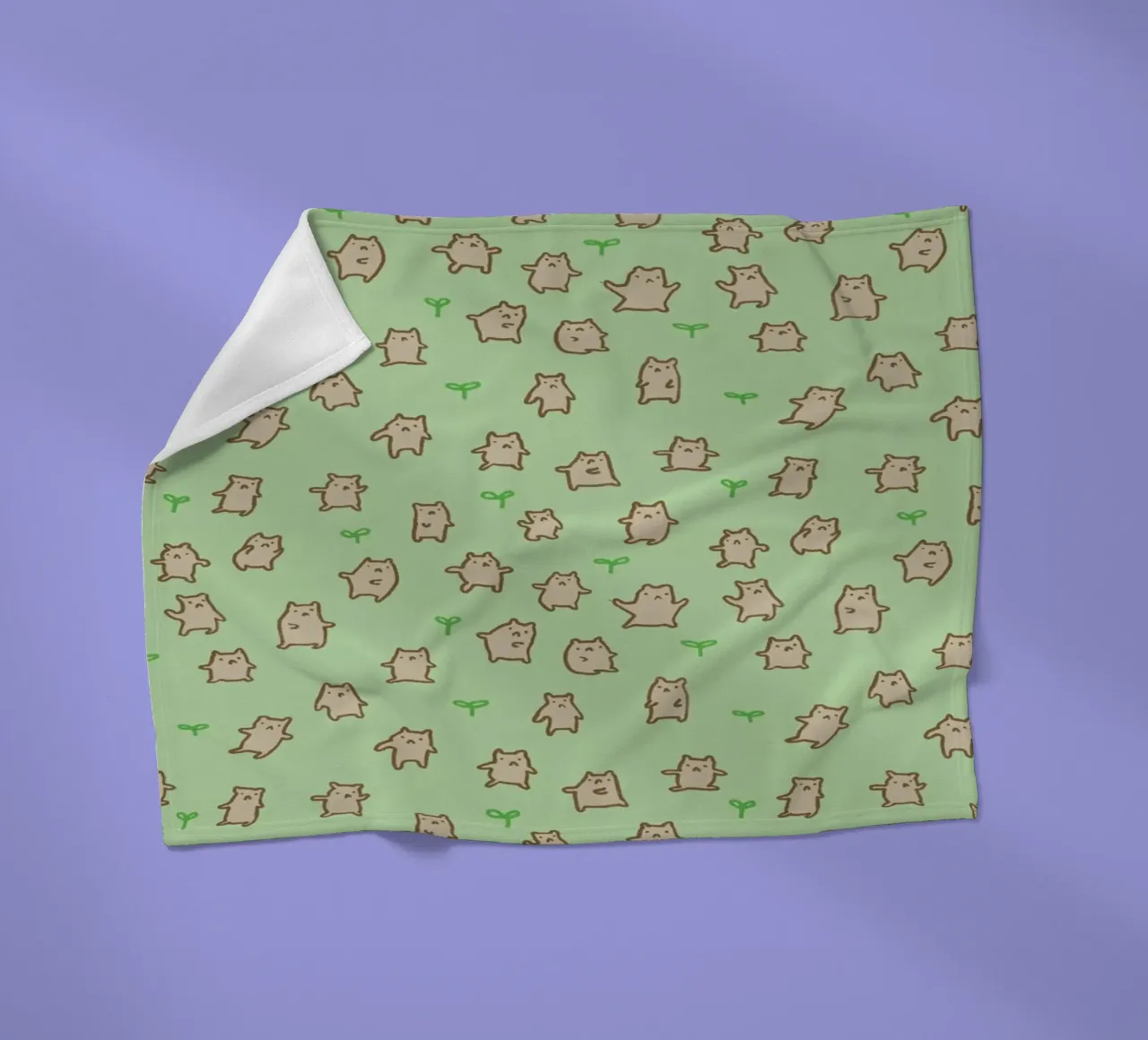 Tiny Bears Pattern coperta in pile da Sophie Corrigan