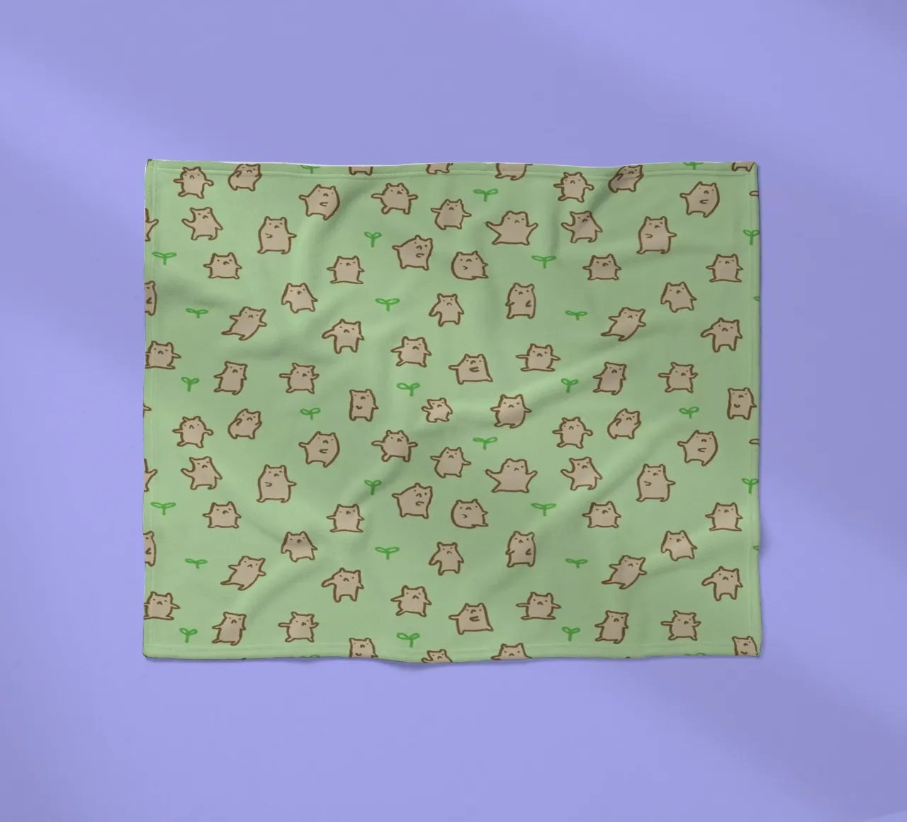 Tiny Bears Pattern coperta in pile da Sophie Corrigan