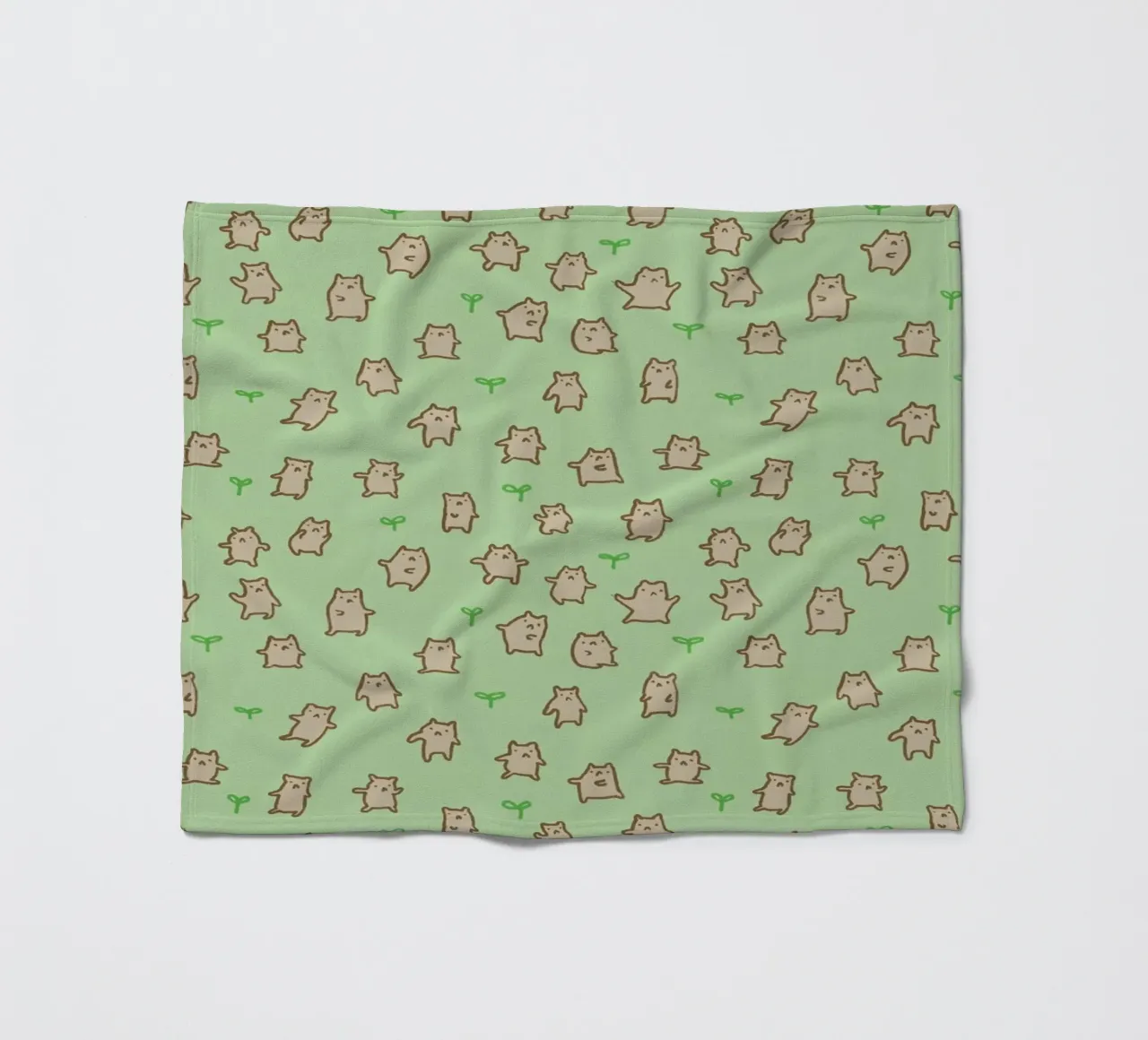 Tiny Bears Pattern coperta in pile da Sophie Corrigan