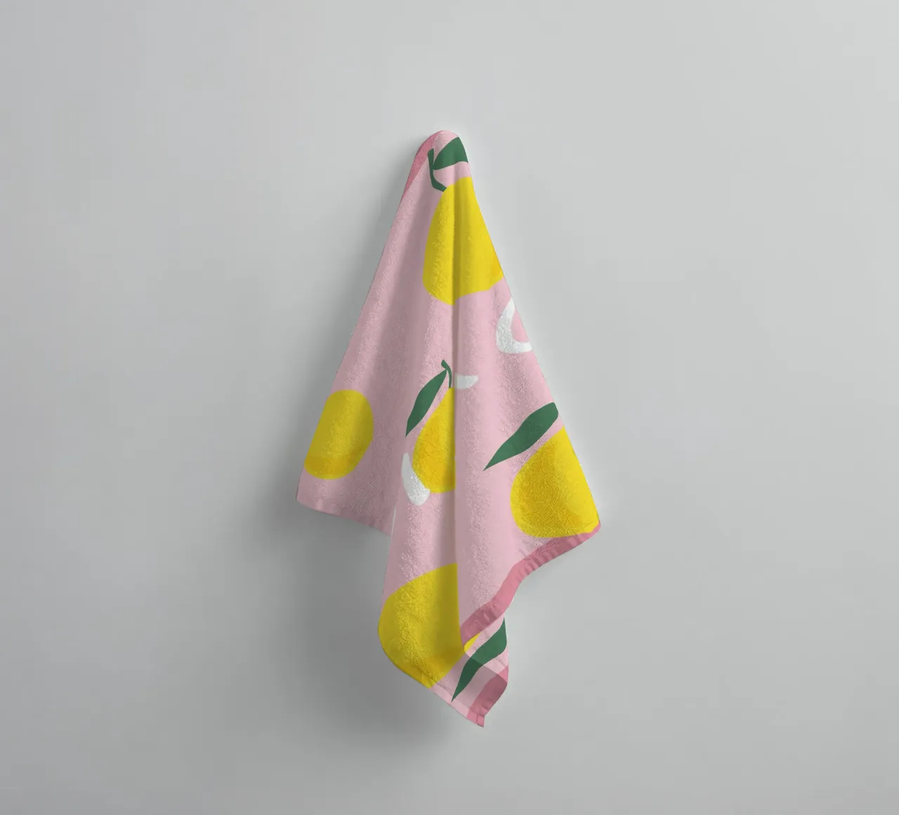 CIAO lemon summer art towel by pdigitalprints