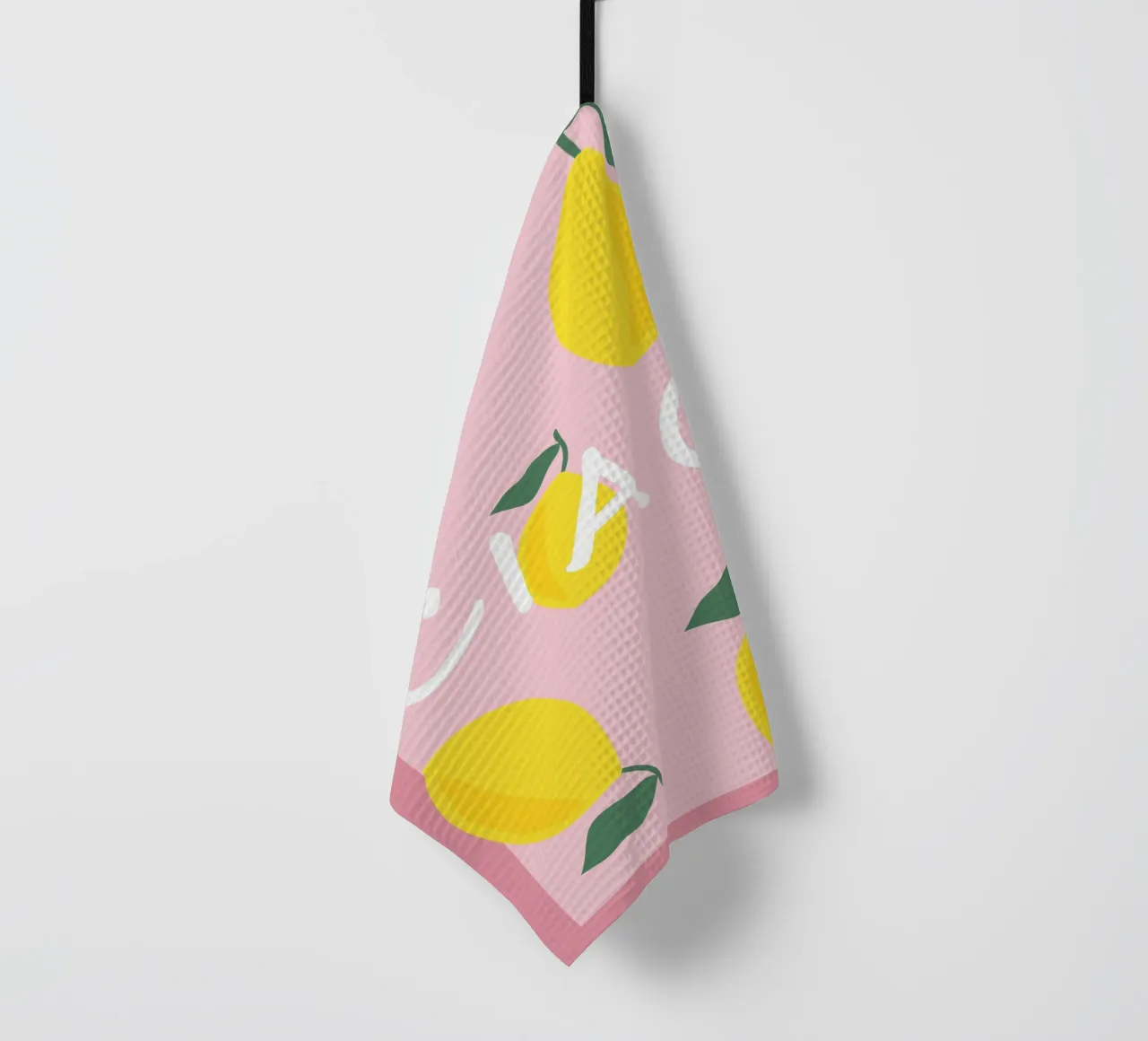CIAO lemon summer art tea towel by pdigitalprints