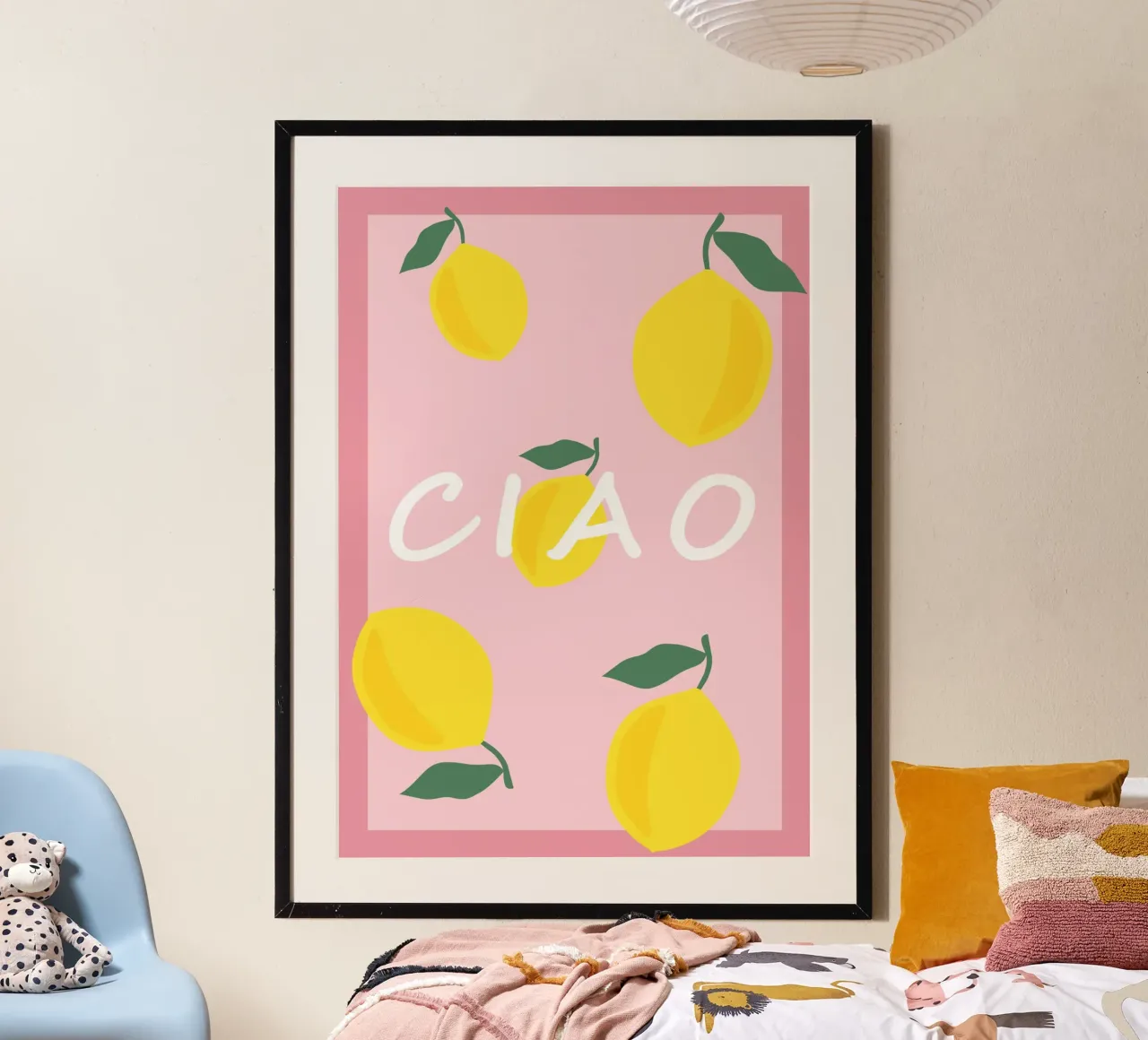 CIAO Zitronen-Sommerkunst Hahnemühle von pdigitalprints