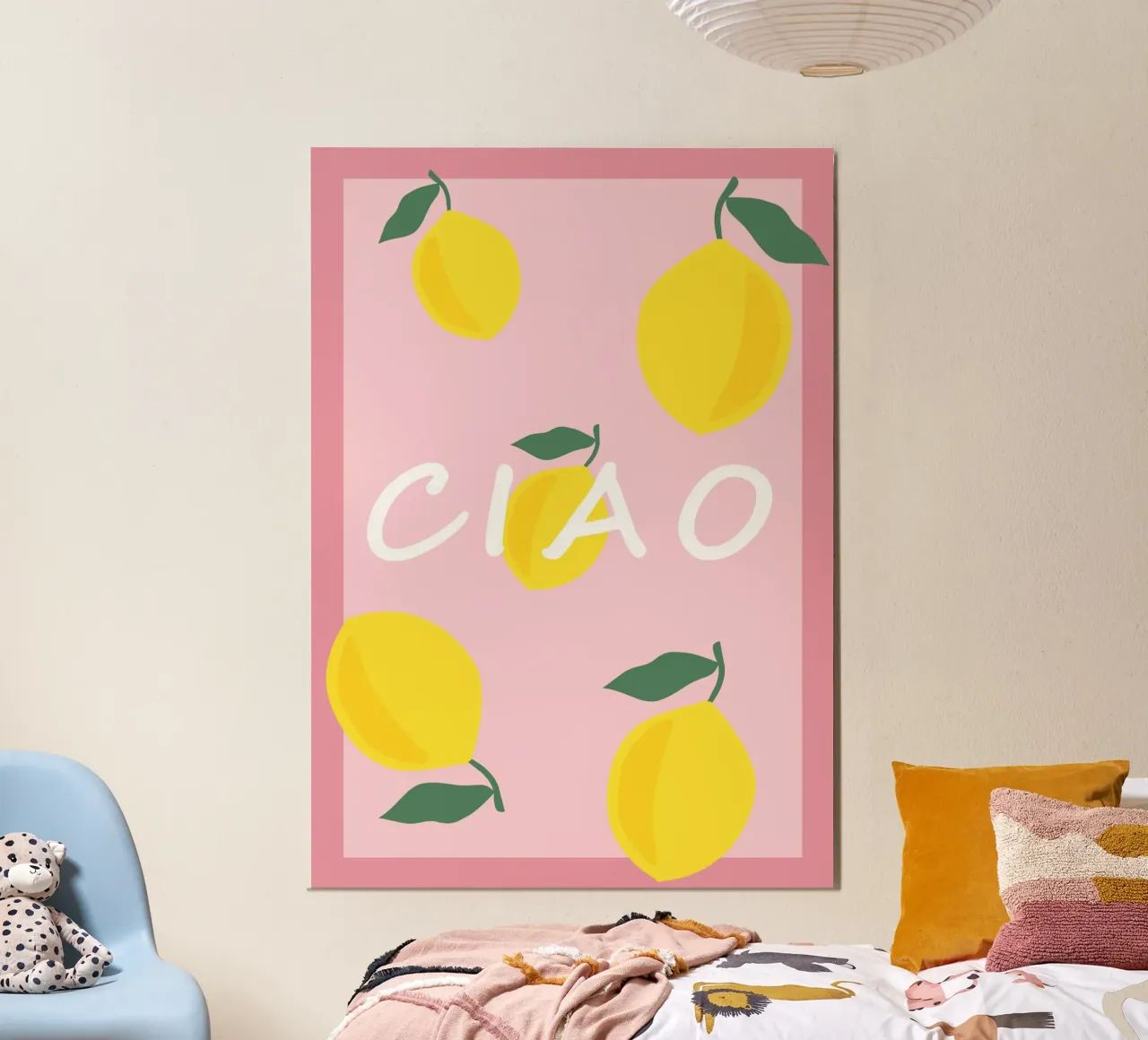 CIAO Zitronen-Sommerkunst Hahnemühle von pdigitalprints