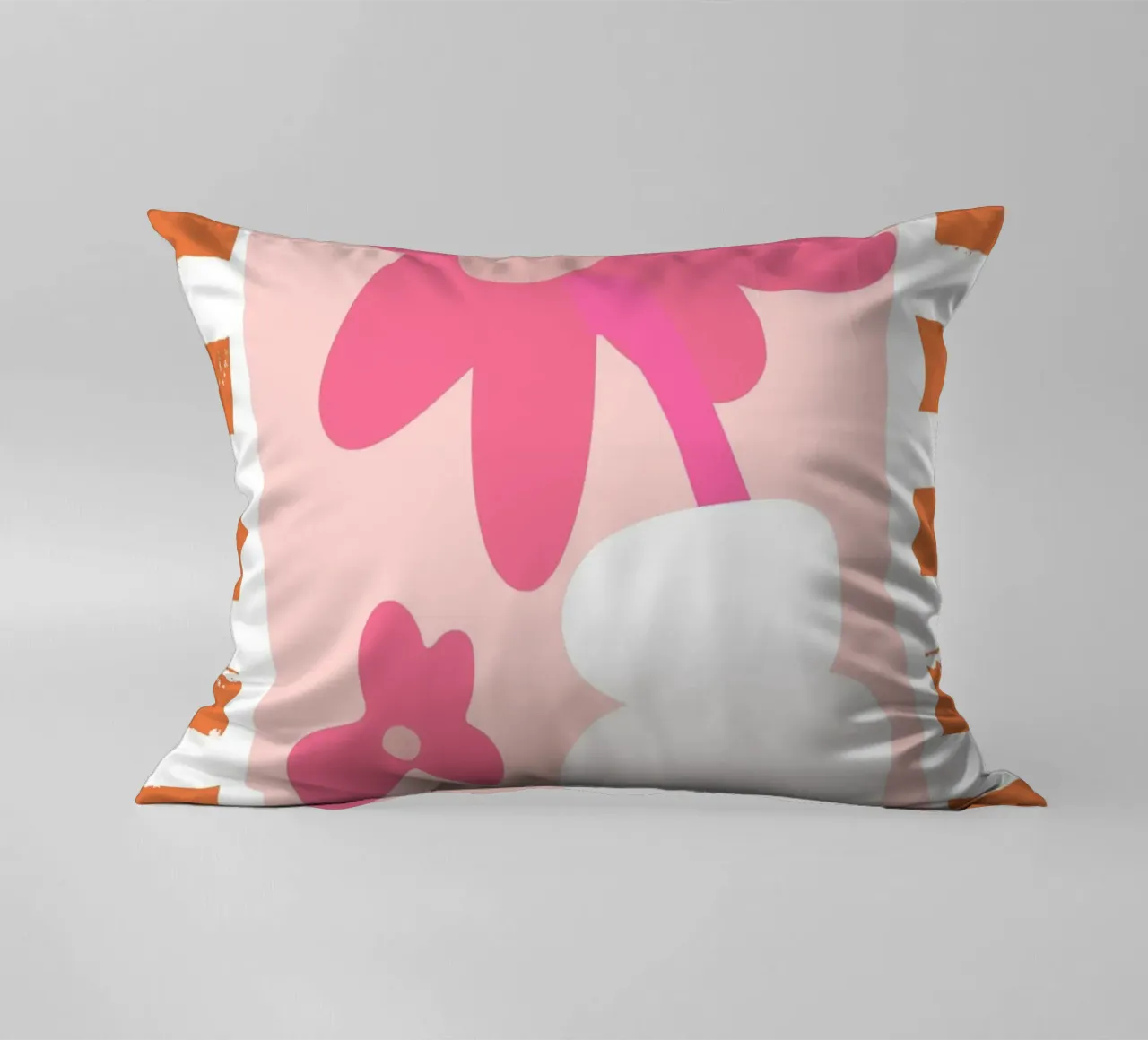 Les Fluers, detto francese, astratto floreale cuscino da pdigitalprints