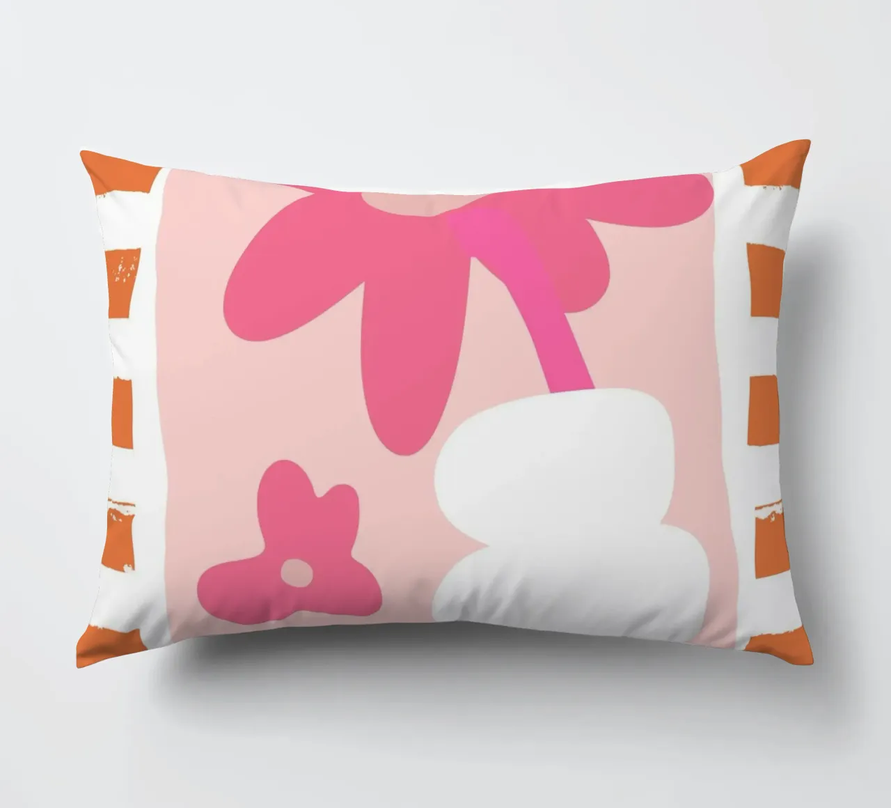 Les Fluers, detto francese, astratto floreale cuscino da pdigitalprints