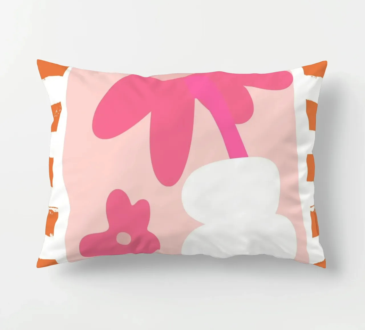Les Fluers, detto francese, astratto floreale cuscino da pdigitalprints