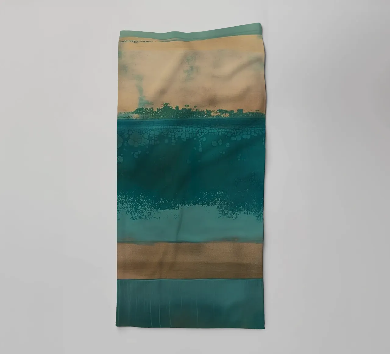 Abstract line gradient towel by Carinaprint