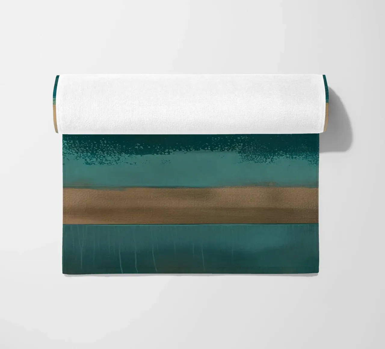 Abstract line gradient beach towel by Carinaprint