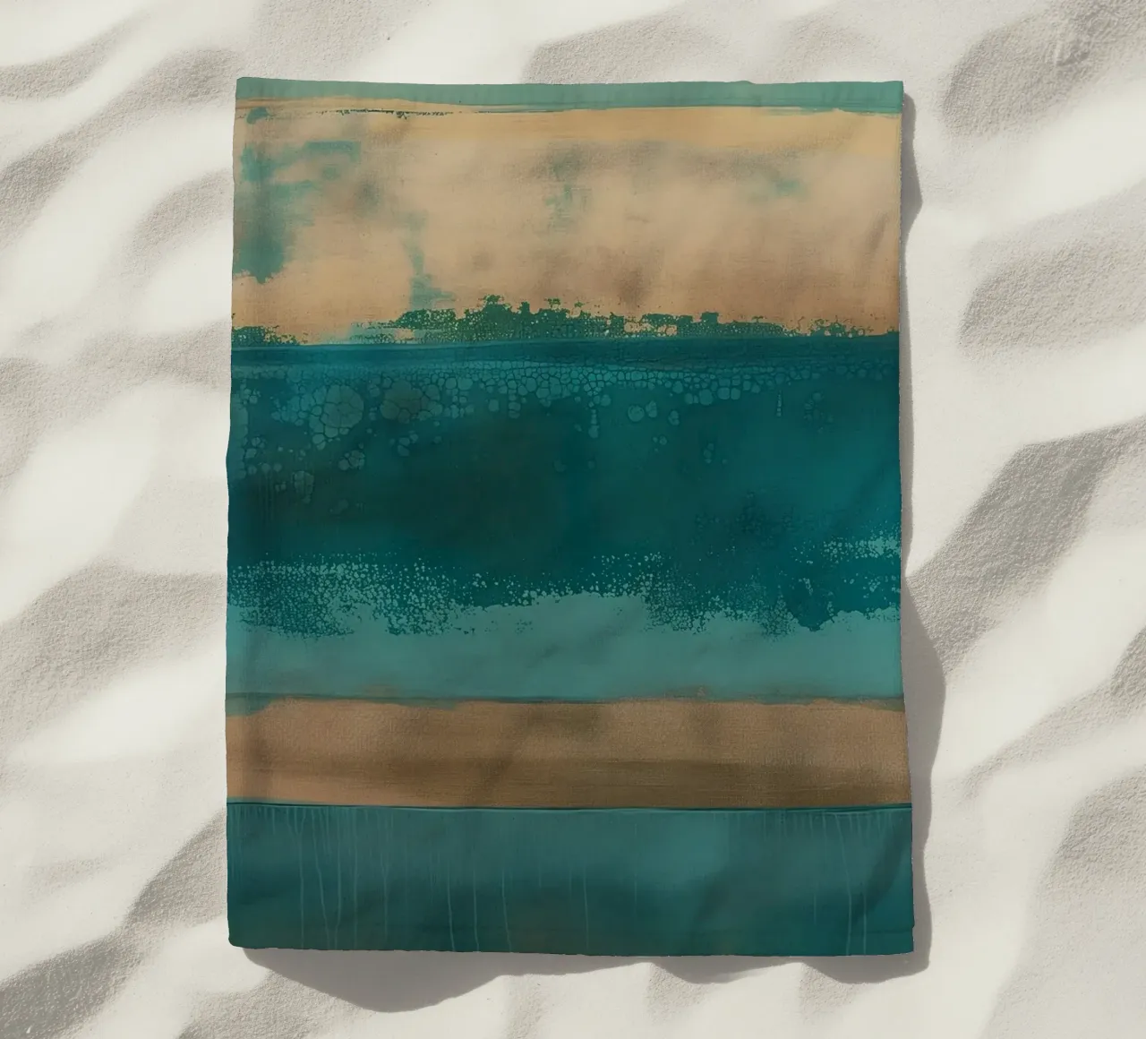 Abstract line gradient beach towel by Carinaprint