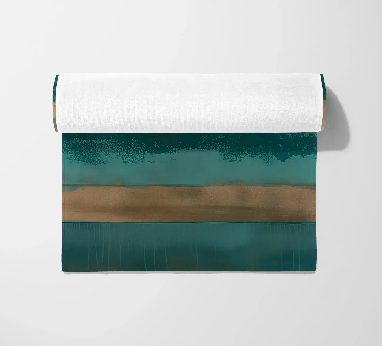 Abstract line gradient beach towel by Carinaprint