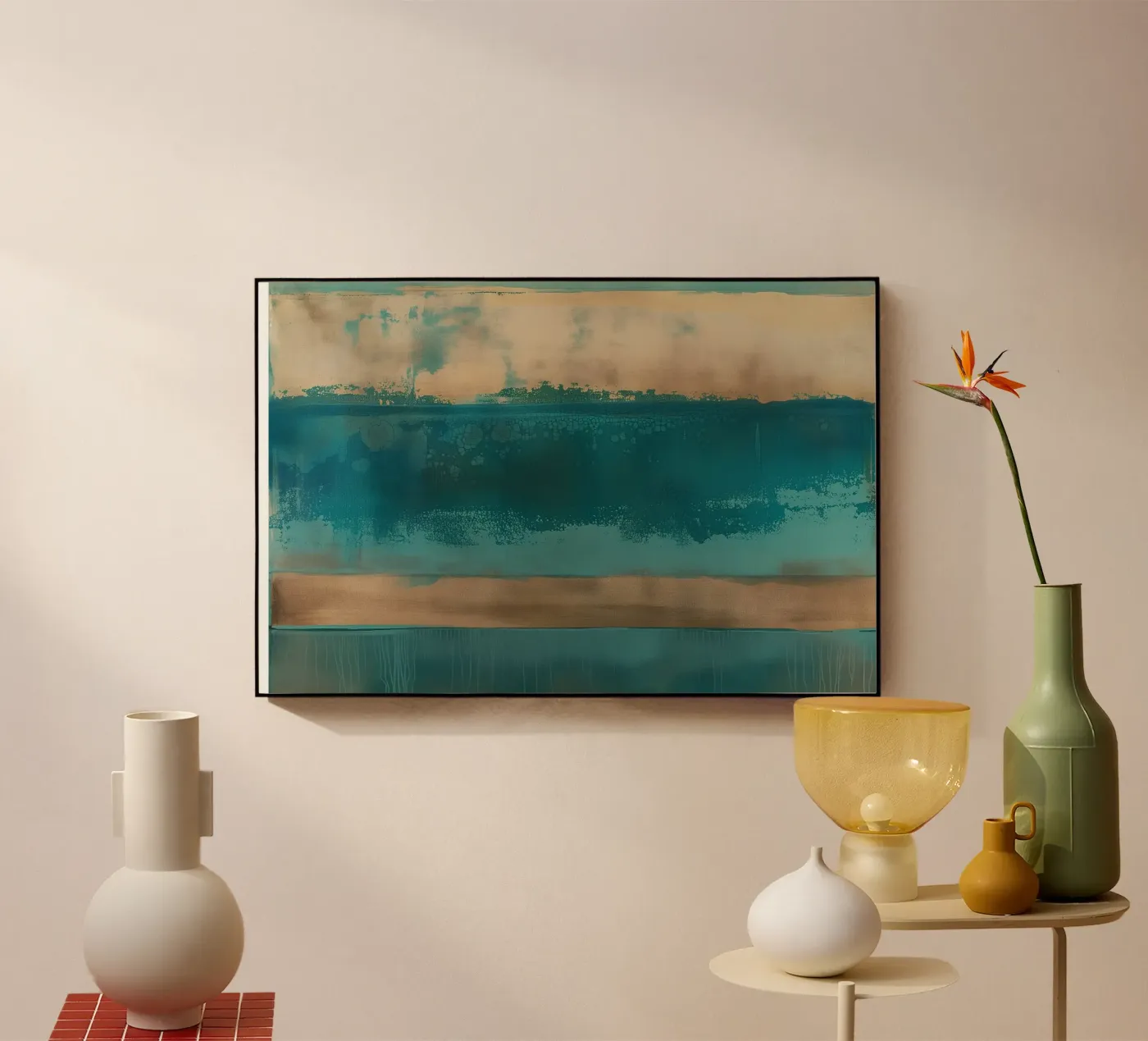 Abstract line gradient acryl van Carinaprint