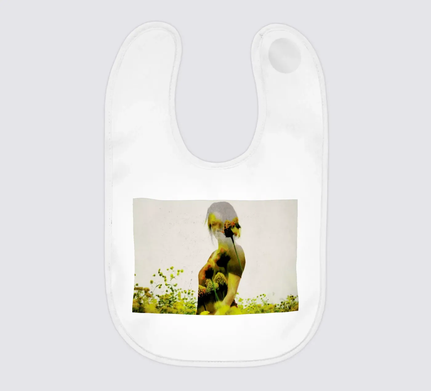 Yellow Meadow bavaglino da Davies Babies