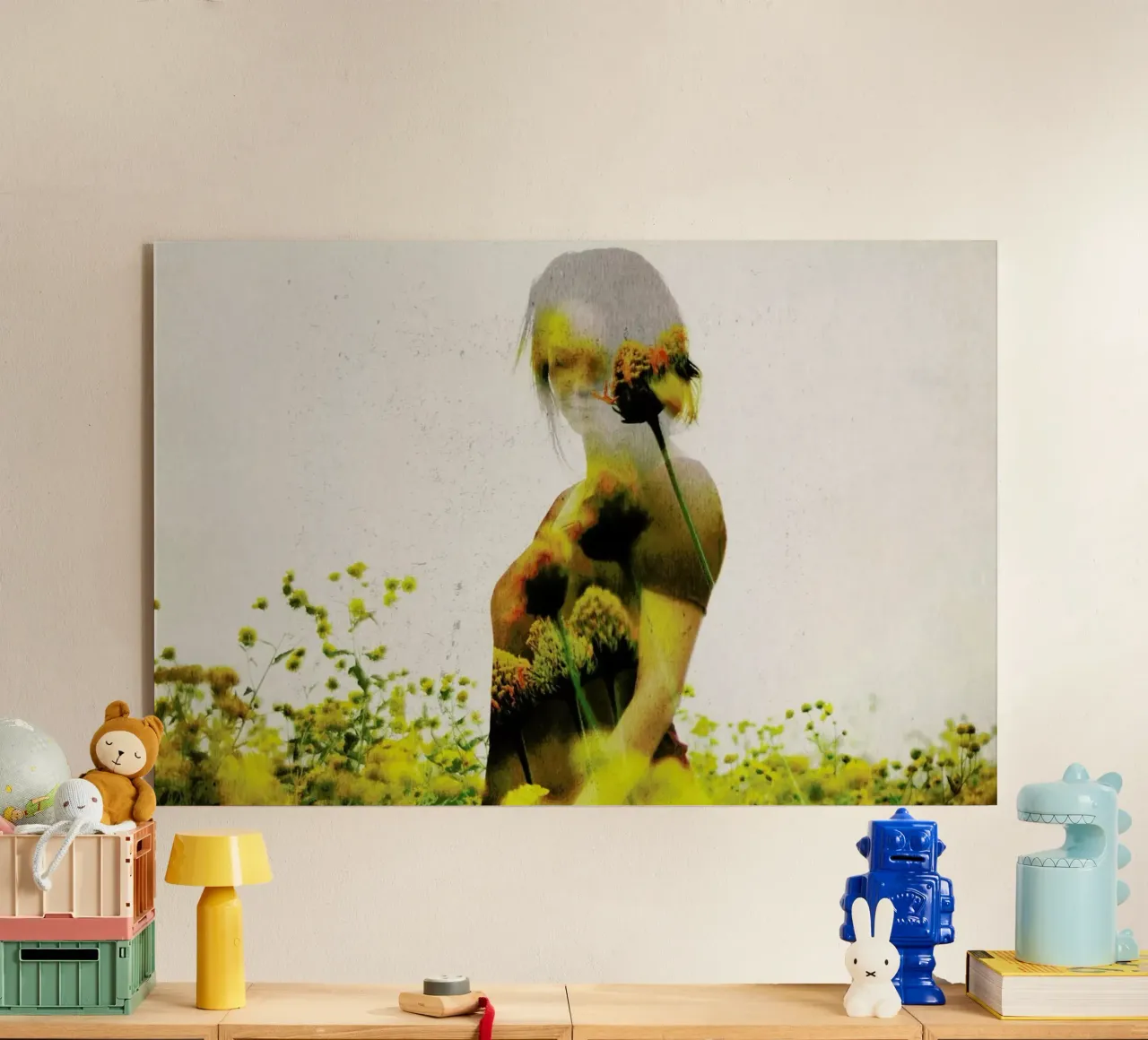 Yellow Meadow plexiglass da Davies Babies