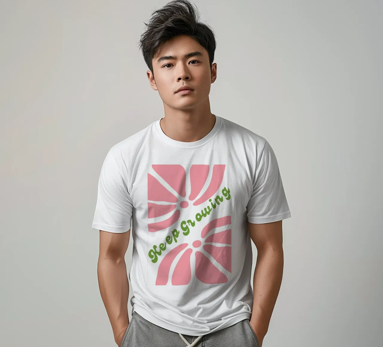 Continuare a crescere Citazioni positive t-shirt da pdigitalprints