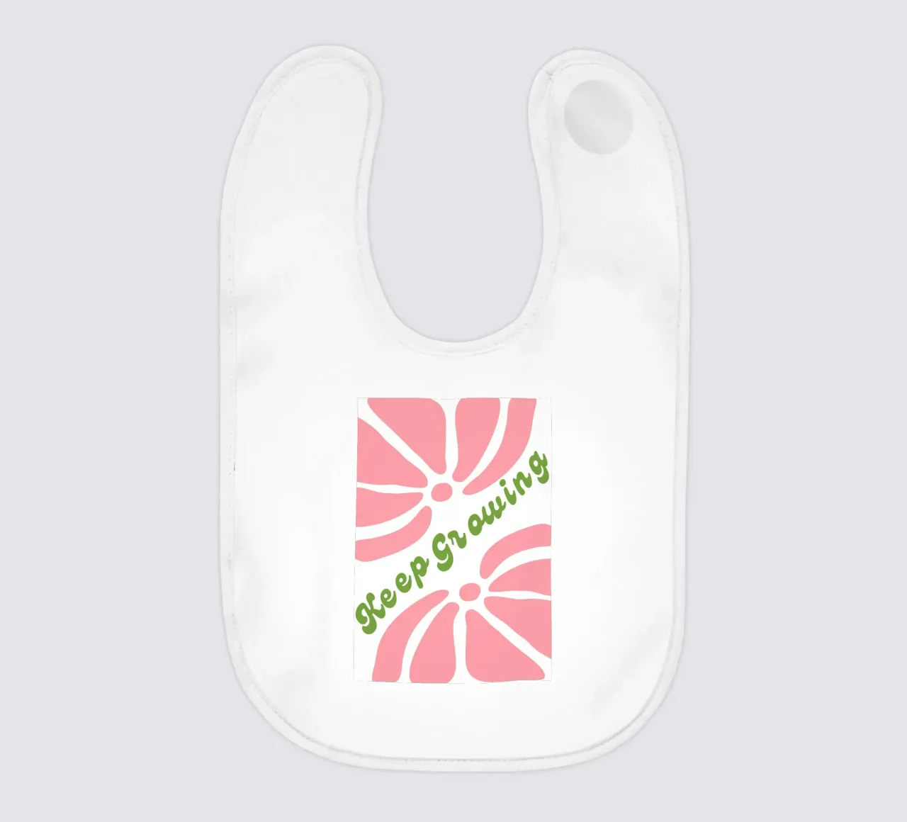 Continuare a crescere Citazioni positive bavaglino da pdigitalprints