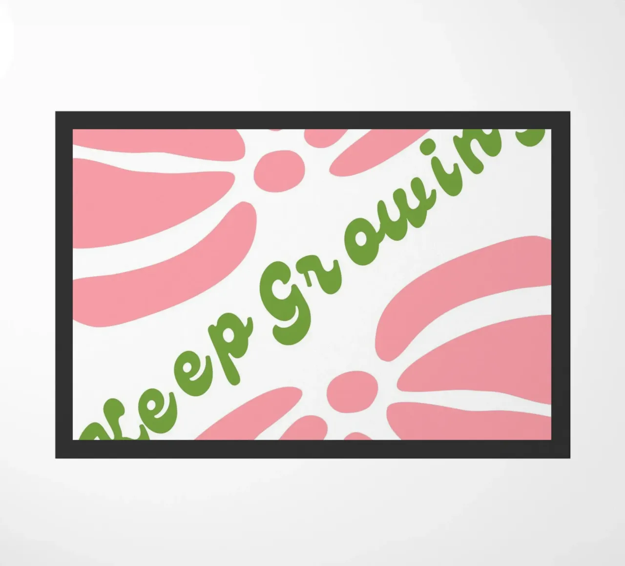 Continuare a crescere Citazioni positive zerbino da pdigitalprints