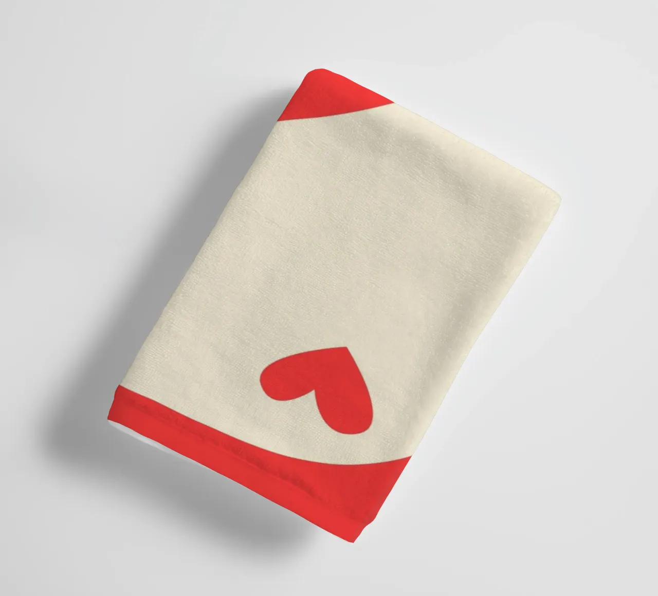 Luky in der Liebe, Positives Zitat, VALENTINE Handtuch von pdigitalprints