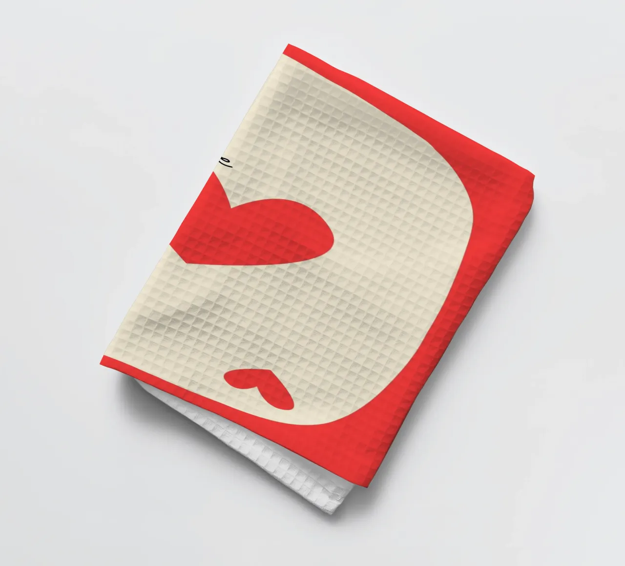 Luky in der Liebe, Positives Zitat, VALENTINE Geschirrtuch von pdigitalprints