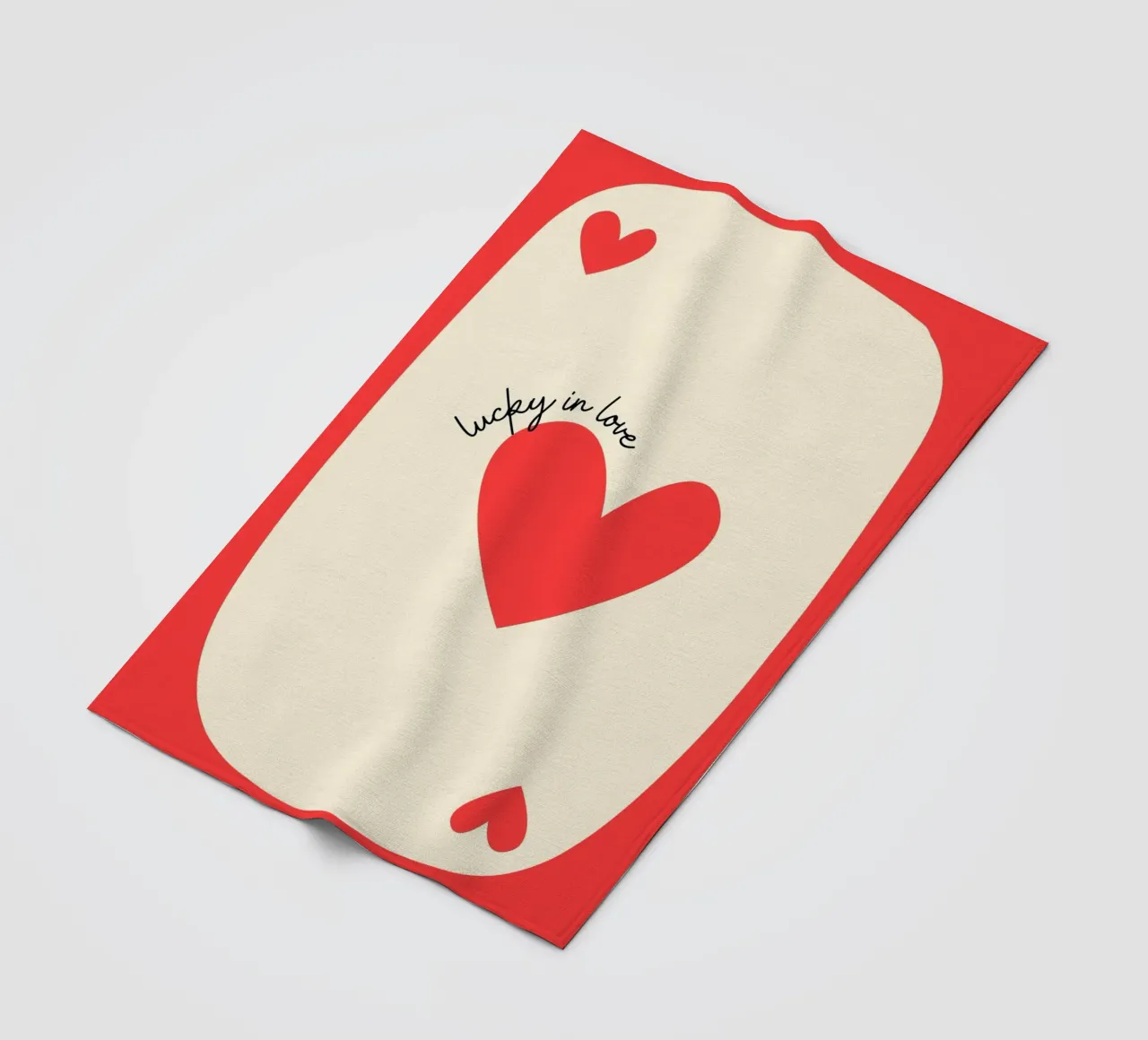 Luky in der Liebe, Positives Zitat, VALENTINE Fleecedecke von pdigitalprints