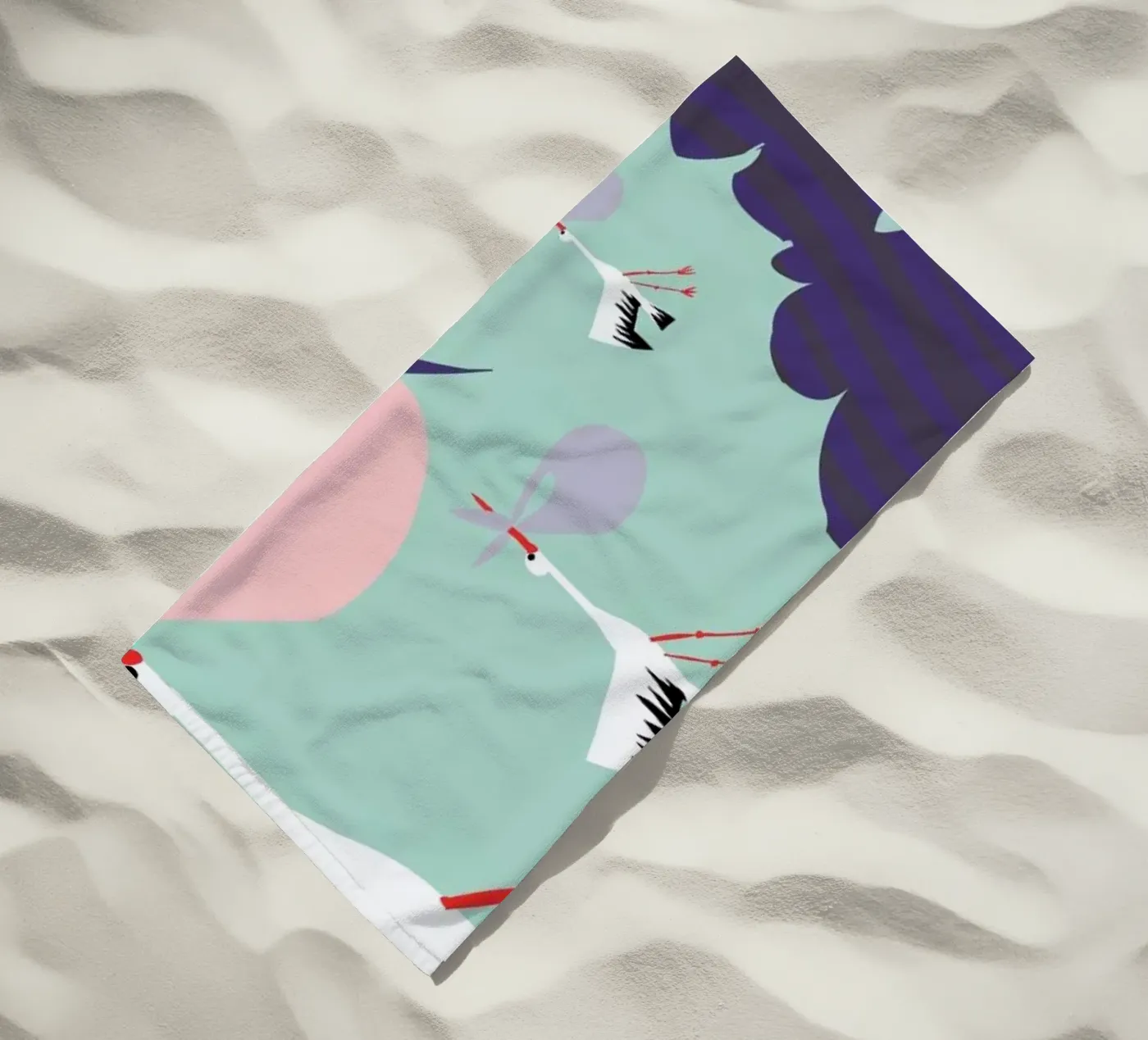 Babies beach towel by Kateřina Bažantová