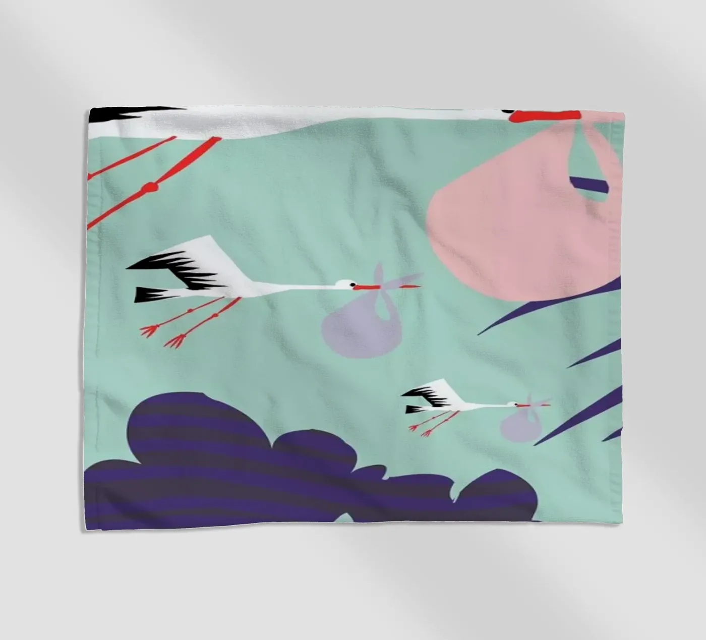 Babies beach towel by Kateřina Bažantová