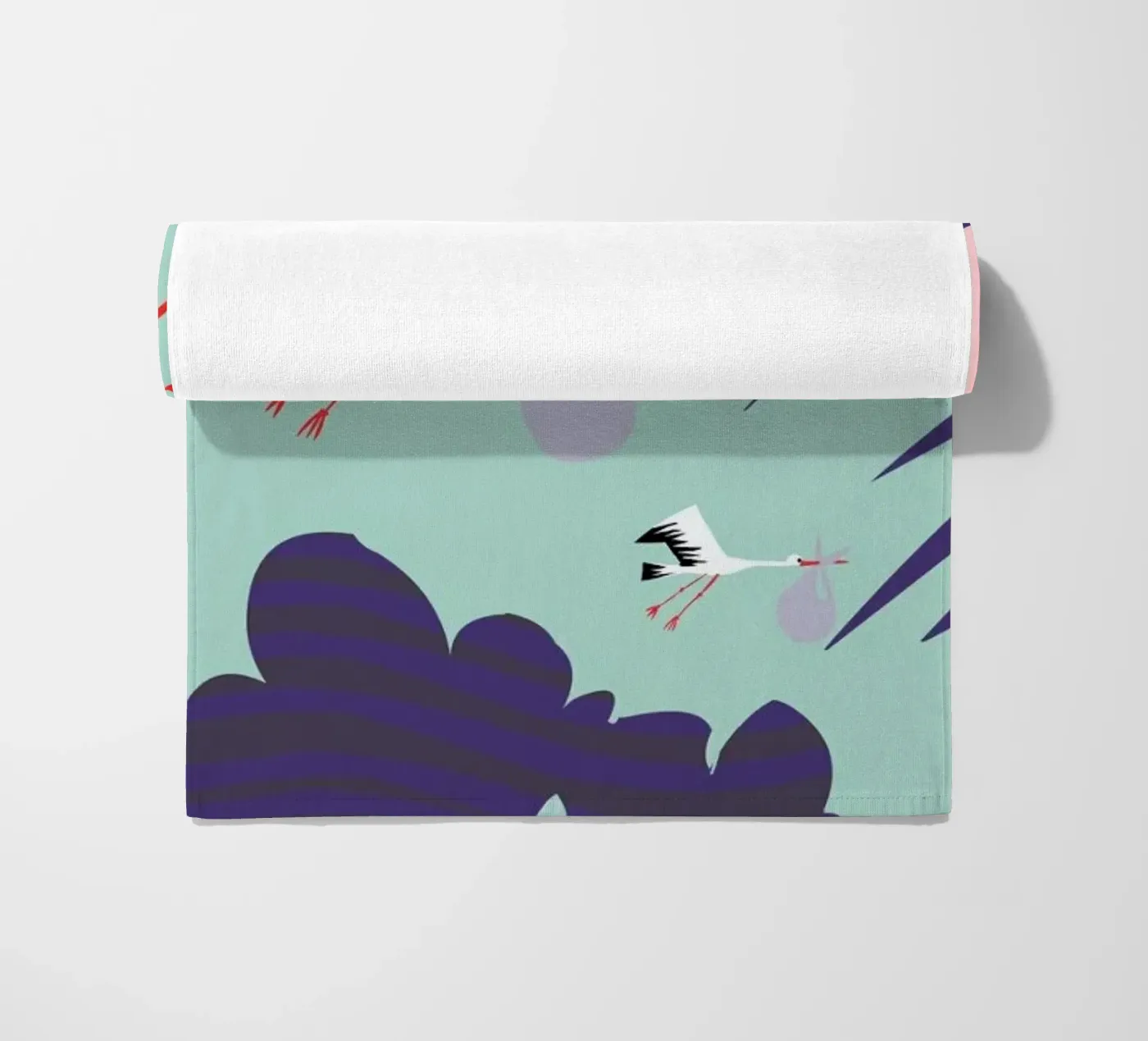 Babies beach towel by Kateřina Bažantová