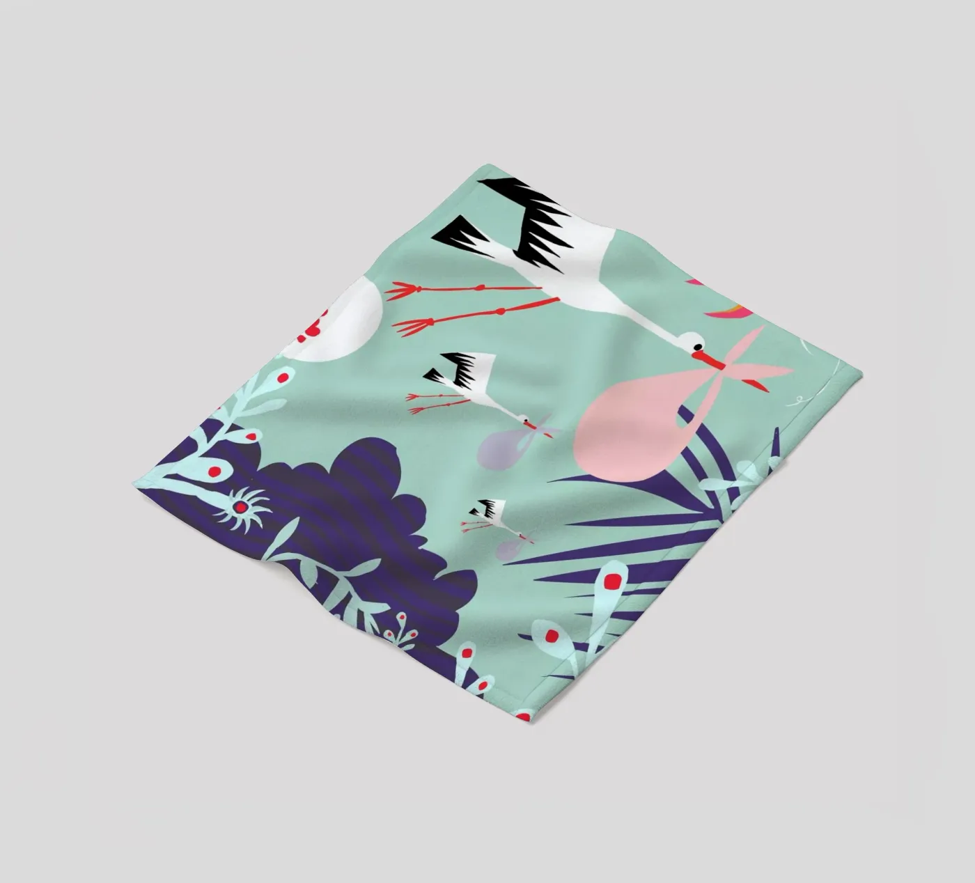 Babies Fleecedecke von Kateřina Bažantová