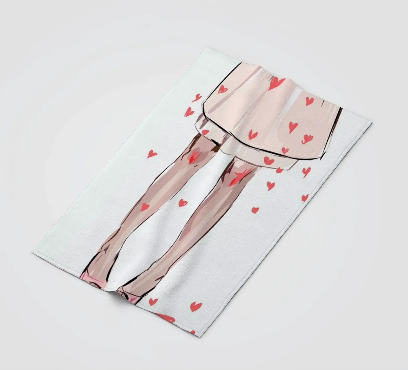 Hearts Fleecedecke von Kateřina Bažantová