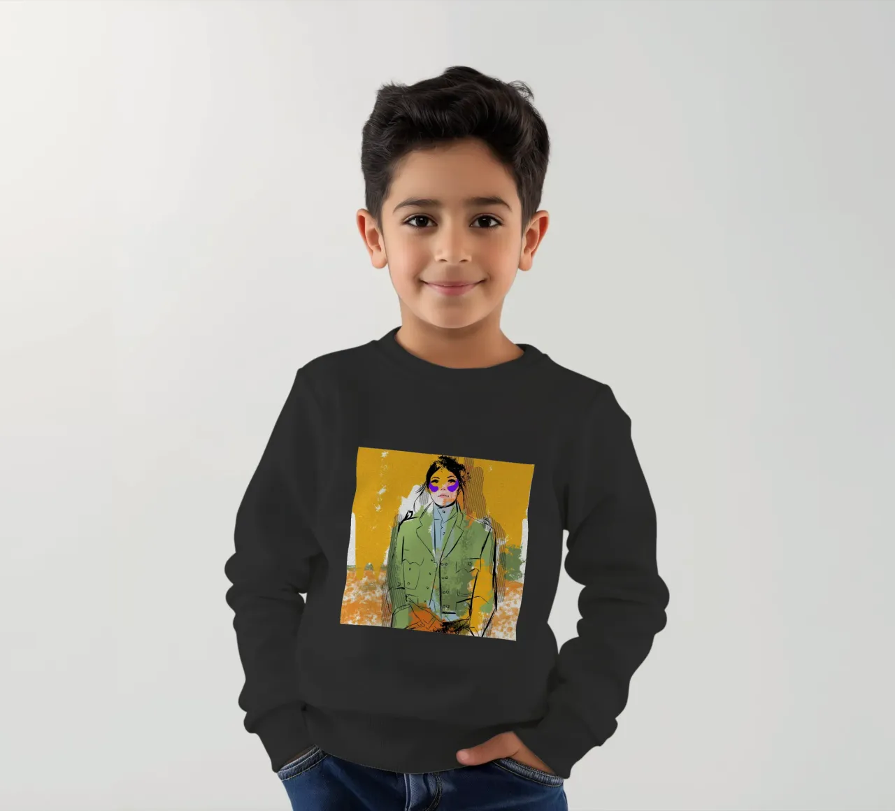 Adventuress II. felpa bambino da Kateřina Bažantová