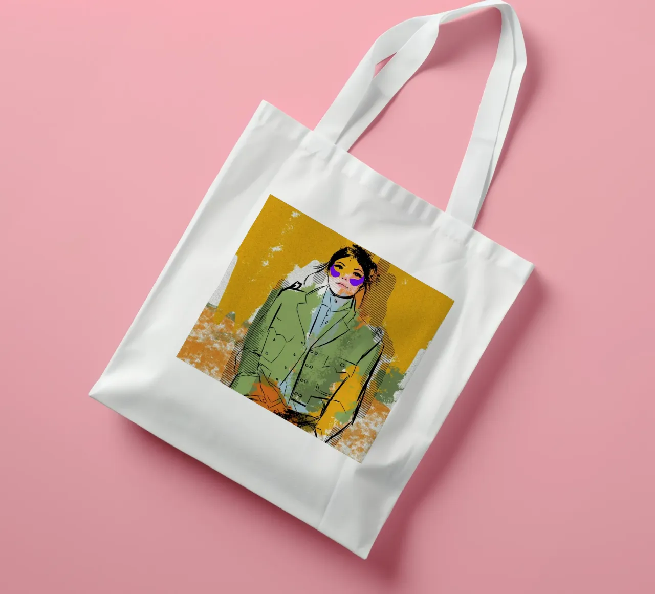Adventuress II. borsa in juta da Kateřina Bažantová