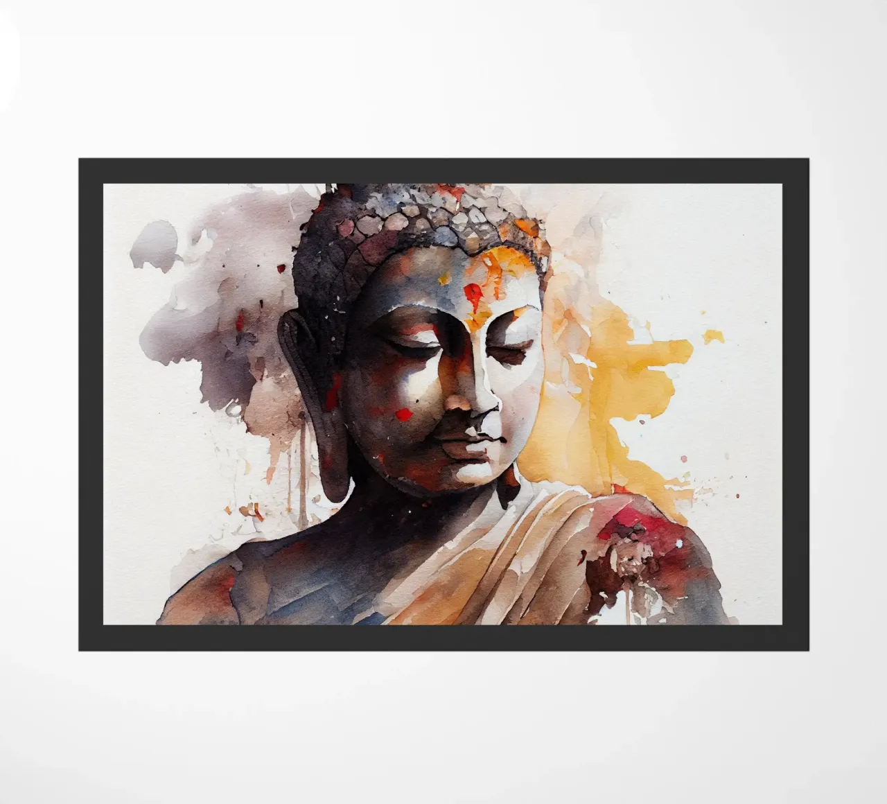 Buddha ad acquerello zerbino da Chromatic Fusion Studio