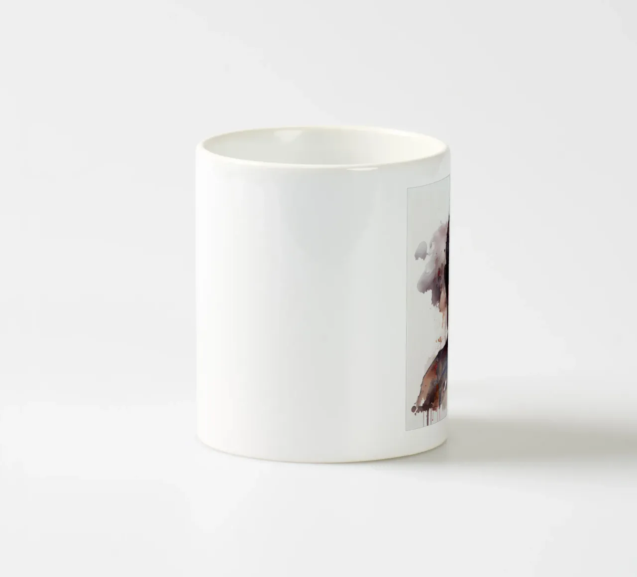 Buddha ad acquerello tazza in ceramica da Chromatic Fusion Studio