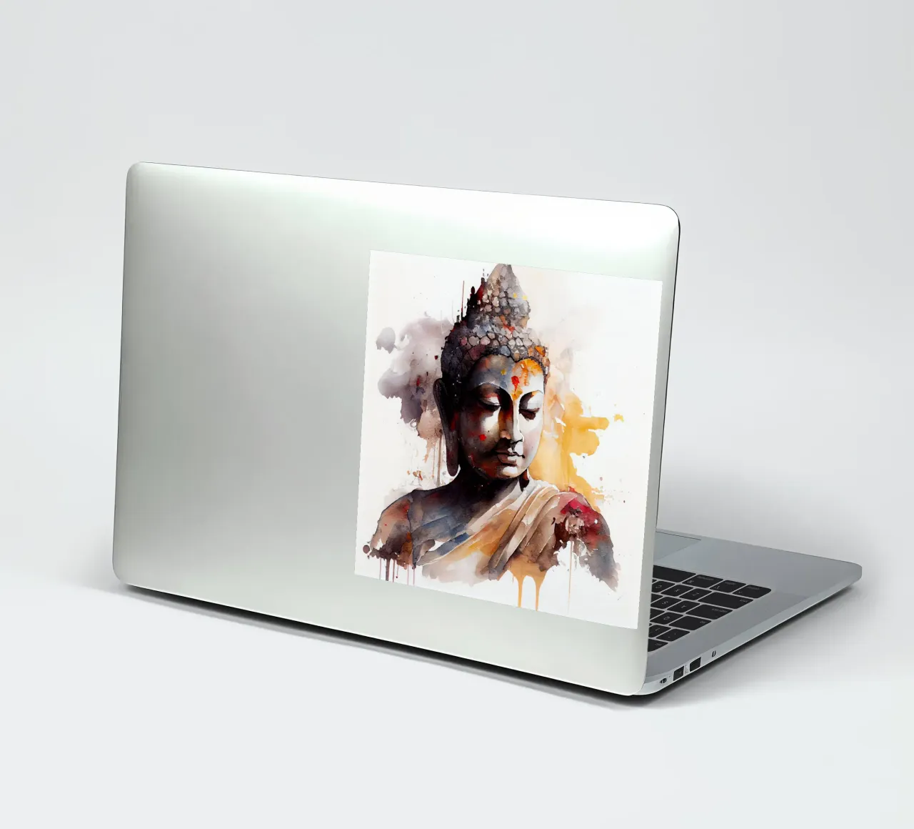 Aquarell-Buddha Sticker von Chromatic Fusion Studio