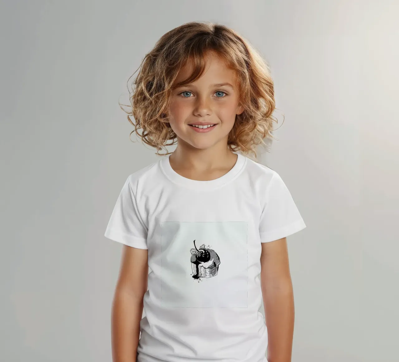 Cherry Cake t-shirt bambini da Kateřina Bažantová